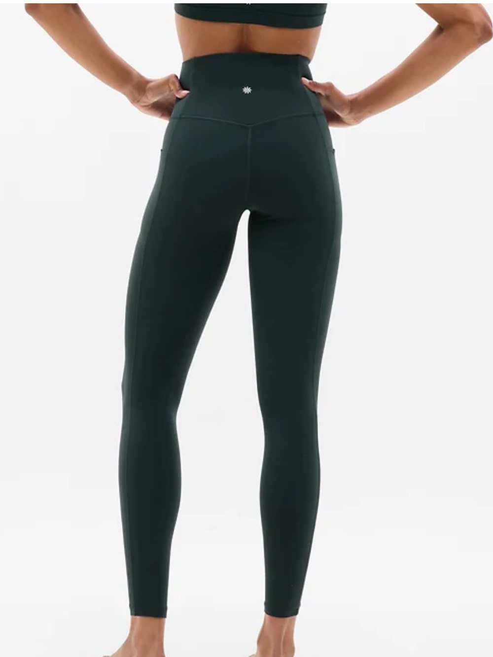 Athleta High-Waist Buttery Legging in Deep Green - Picture 2 of 7